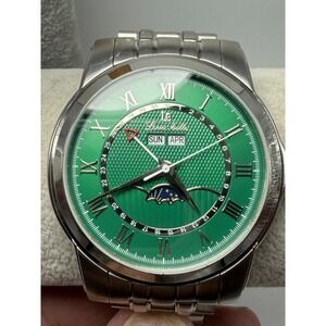 Louis Bolle Moon Phase E457M-2887S Automatic‎ Mens Working Watch 44MM 6.75"